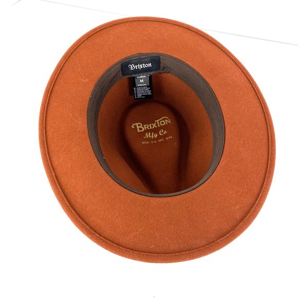 Brixton Rust Fedora Hat - Picture 4 of 12